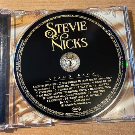 Stevie Nicks Stand Back CD Album Rhino records... - Depop