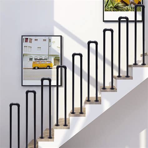 FRONG Industrial U-Shaped Stair Handrail & Reviews - Wayfair Canada