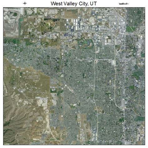 Aerial Photography Map of West Valley City, UT Utah