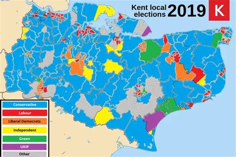 Kent local elections 2019: The results in full, map, and how many seats ...