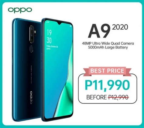 Price Drop Alert: OPPO A9 2020 Now Only Php11,990 (Instead of Php12,990)