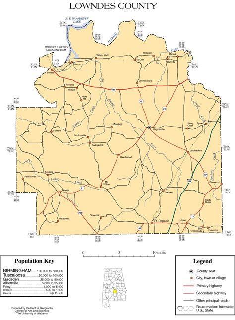 Maps of Lowndes County