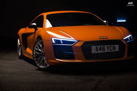 Audi R8 - Orange Colour HD Wallpapers - X Auto - Audi Maniacs