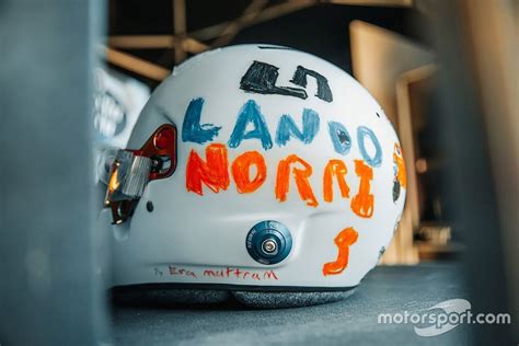 Lando Norris to use F1 helmet designed by six-year-old