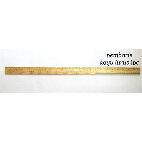 Pembaris kayu lurus 24inch 1pc | Shopee Malaysia