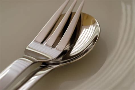 Spaghetti Spoon And Fork Stock Image - Image: 1811951