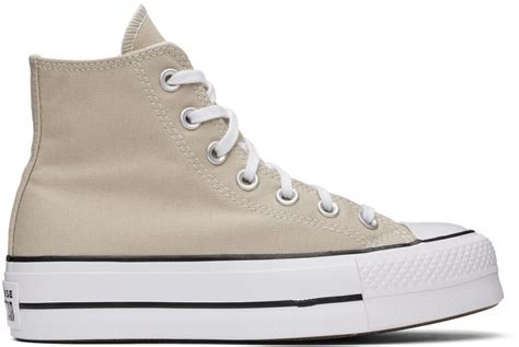 Hangsúly Biztonság száj converse platform beige tűzijáték Alaszka anyai