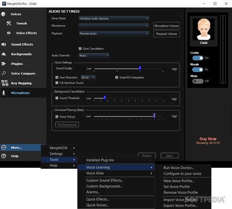 Morphvox pro best female settings - wapasl