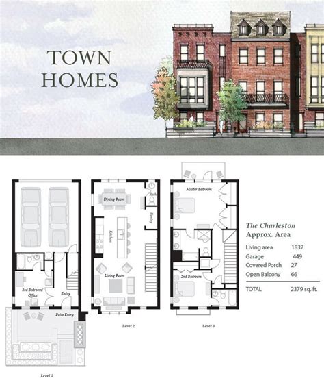 Town Home Plan | Sims House Plans