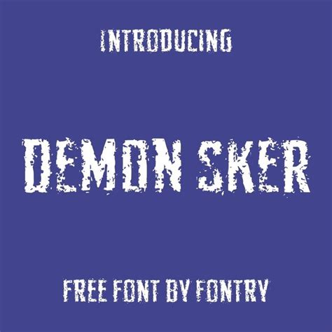 Free Demon Font – MasterBundles