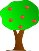 Apple tree clipart vector line – Clipartix