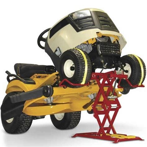 Lawn Mower Maintenance Lifts - How to Safely Lift a Riding Lawn Mower ...