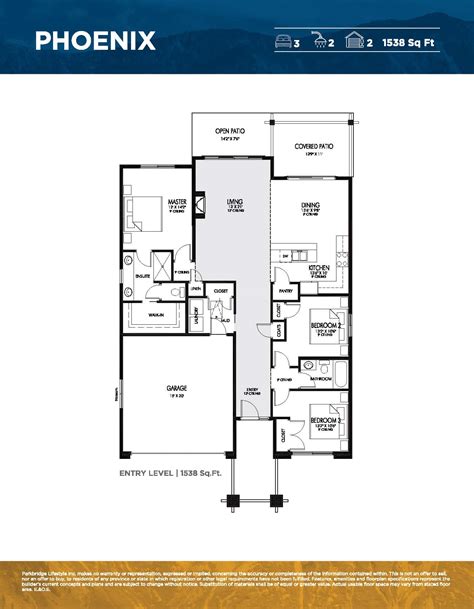 Phoenix floor plan at Solstice at Tower Ranch in Kelowna, BC