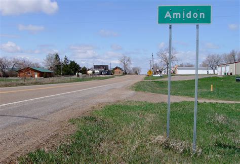 Amidon, North Dakota | As seen from the east side of town on… | Flickr