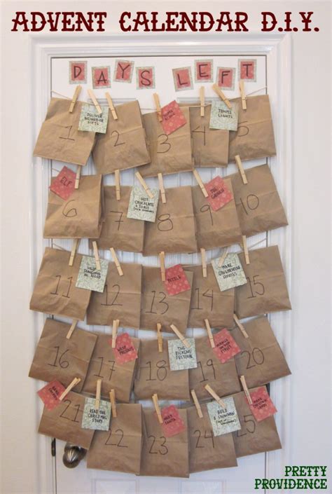 Fun and Easy DIY Advent Calendar - Pretty Providence