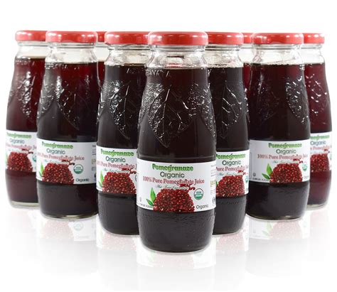 100% Pomegranate Juice - 12 Pack,6.76Fl Oz - USDA Organic Certified - Walmart.com