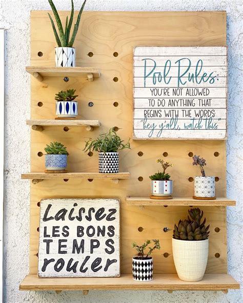 DIY peg board | Diy peg board, Peg board, Decor