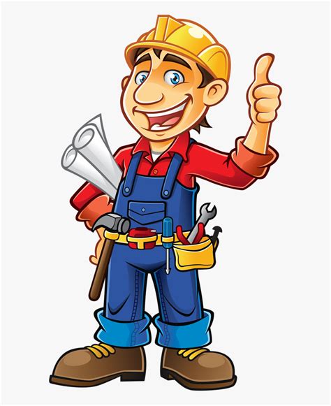 Cartoon Handyman Logo Mr - Handyman Clipart , Free Transparent Clipart - ClipartKey