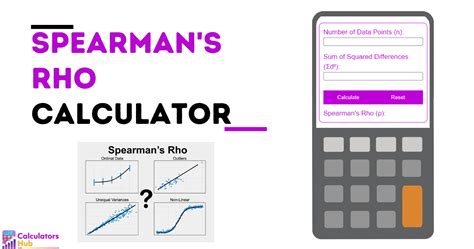 Spearman's RHO Calculator Online