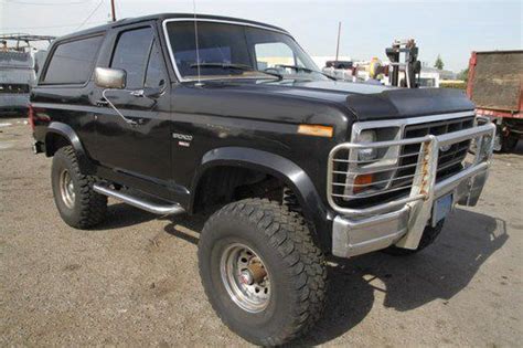 1986 Ford Bronco Xlt Lifted