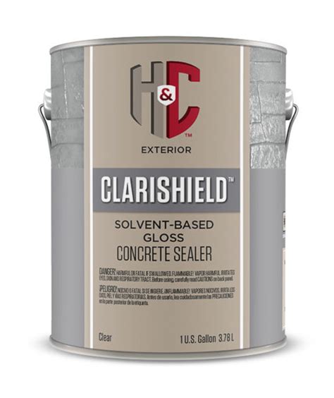 CLARISHIELD® SOLVENT-BASED 250 CLEAR CONCRETE SEALER - H&C® Concrete