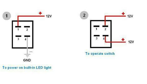 How to Wire 4 Pin LED Switch | 4 Pin Led Switch Wiring