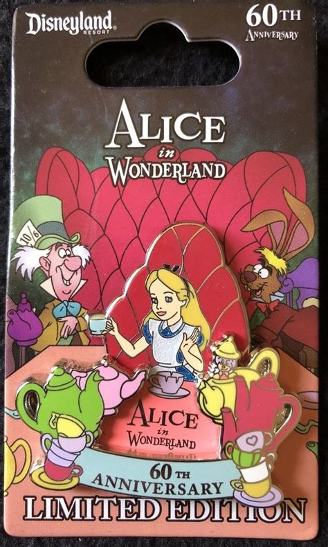 10448 - Alice - Alice in Wonderland 60th Anniversary - Disneyland Resort Disney Pin