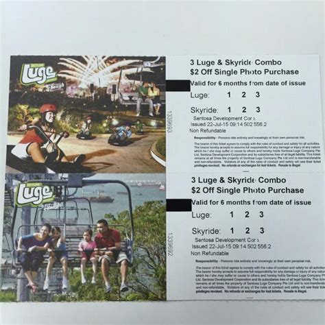 Sentosa Skyride And Luge Combo, Tickets & Vouchers, Local Attractions ...