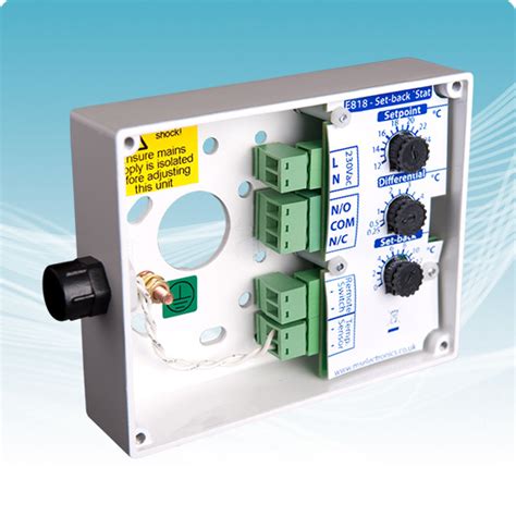 E818 Set-Back Robust Thermostat + Remote Control Input – MS Electronics