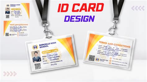 How to Create ID CARDS || Professional Id Card Design in Canva || ID Card Design in Canva ...