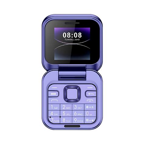 RFUGUG Mini Folding Feature Phone, Compact Flip Phone for Seniors, Easy ...