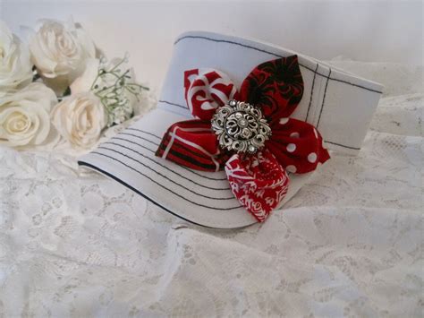 Golf Visor Sun Visor Golf Accessories White With Black - Etsy