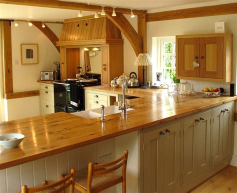 Charming and Classy Wooden Kitchen Countertops