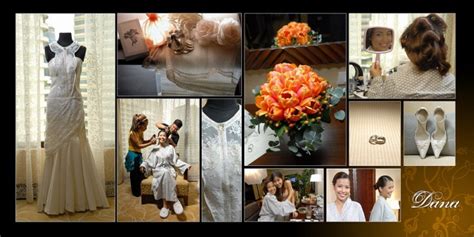 An upload by Jennifer Sy on Coroflot: to the project Wedding Album Layout 2