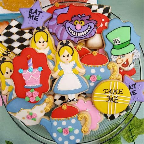 Alice in wonderland cookies (met afbeeldingen)