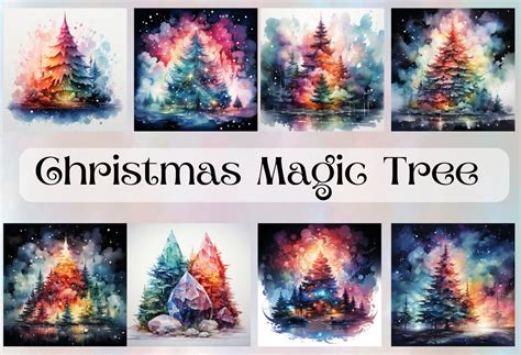 Christmas Magic Tree Jpg Graphic by Agnesagraphic · Creative Fabrica