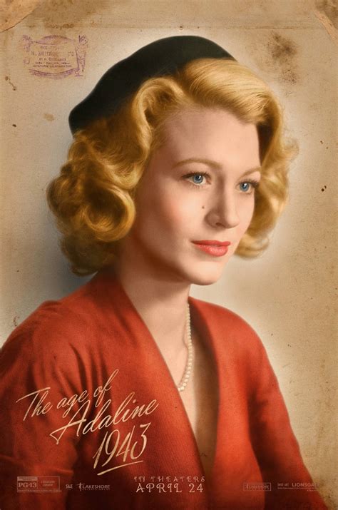 Blake Lively Style: Retro Looks on The Age of Adaline Posters