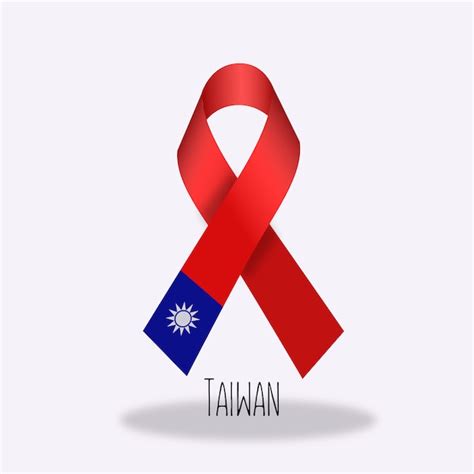 Free Vector | Taiwan flag ribbon design