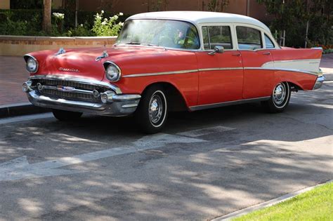 1957 Chevy Chevrolet 210 with Bel Air Trim 4 Door sedan