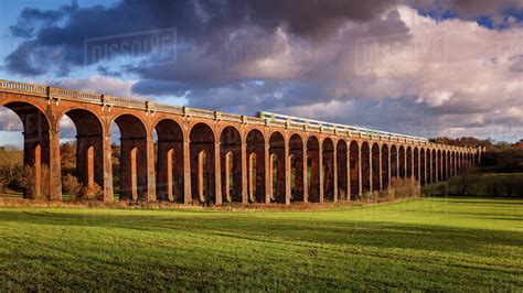 The Ouse Valley Viaduct (Balcombe Viaduct) over the River Ouse in Sussex, England, United ...