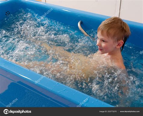 Little Boys Taking A Bath