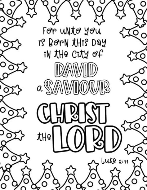 Christmas Bible Verses for Kids - Bible Story Printables