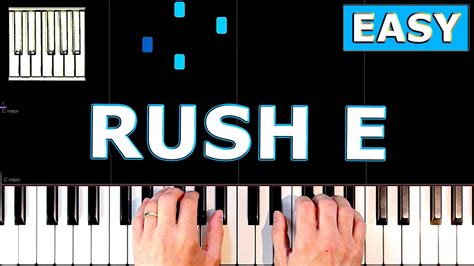 Sheet Music Boss - RUSH E - Piano Tutorial EASY - YouTube