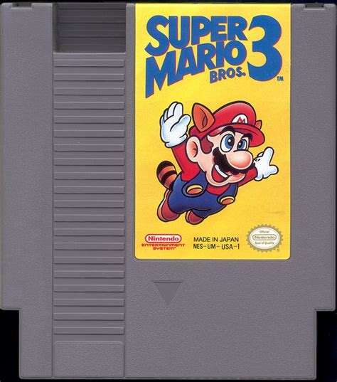 Super Mario Bros. 3 (1988) NES box cover art - MobyGames