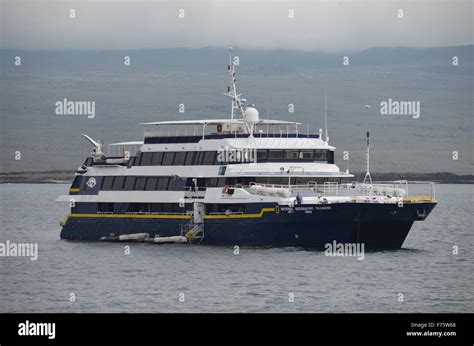 the National Geographic Islander cruise ship sailing in the Galapagos Islands Stock Photo - Alamy