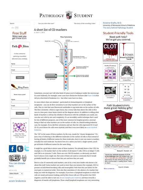 A Short List of CD Markers | Lymphocyte | Leukemia | Free 30-day Trial | Scribd