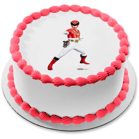 Power Rangers Red Ranger Edible Cake Topper Image ABPID10657 – A ...