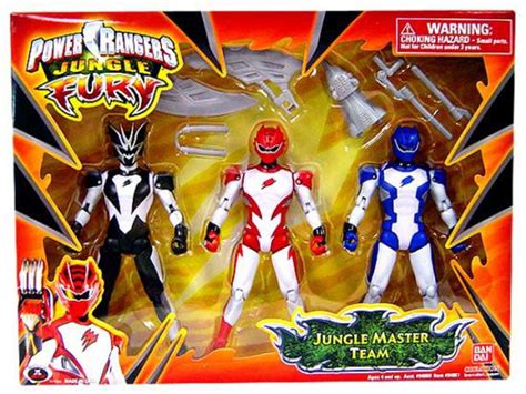 Power Rangers Jungle Fury Jungle Master Team Action Figures Bandai America - ToyWiz