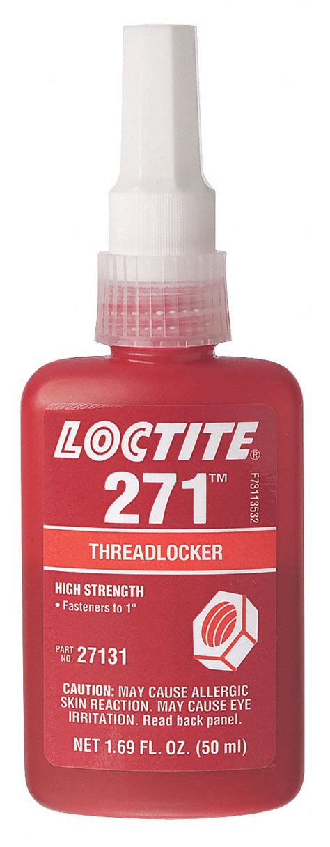 LOCTITE Fijador de Roscas 271 Botella 250mL Rojo - Selladores de Rosca ...