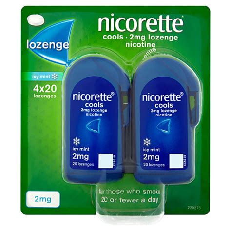 Nicorette Cools Lozenges Mint 2mg - 80 Lozenges